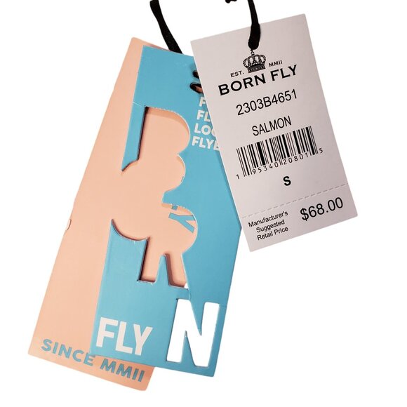 NWT Men's Born Fly T-Shirt and Jogger Pants Combo Salmon Color Size S - Picture 6 of 7